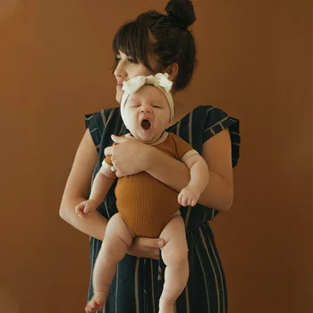 Body Für Neugeborene Baby Mädchen Junge Sommer Kleidung Baby Romper Short Sleeve Solid Color Baumwolle Infant Kleidung Neugeborenen Kleidung