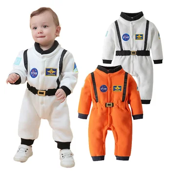 Astronaut Kostüm Raum Anzug Strampler für Baby Jungen Kleinkind Infant Halloween Weihnachten Geburtstag Party Cosplay Phantasie Kleid
