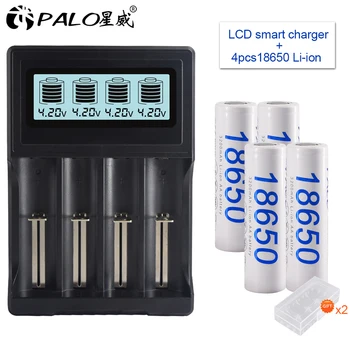 18650 Batterie 3,7 V 3200mAh wiederaufladbare li-Ionen-Akku für Led-Blitz Licht Batterie 18650 Batterie Großhandel+USB Ladegerät für 18650