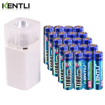 KENTLI 1,5 v 1180mWh aaa-Batterien AAA Lithium Wiederaufladbare Batterie Konstant Hohe Effizienz Ausgang Mit Ladegerät Für Taschenlampe