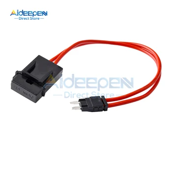 Auto Modifikation Acc Sicherung Box Zu Nehmen Sie Elektrische Geräte Micro Mini Standard Fuse Power Socket Verlustfreie Sicherung Tap Halter 16AWG