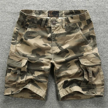 Militär Camo Shorts Sommer Cargo-Shorts Männer Mode Camouflage Kurze Hosen Männlichen Taktik Böden