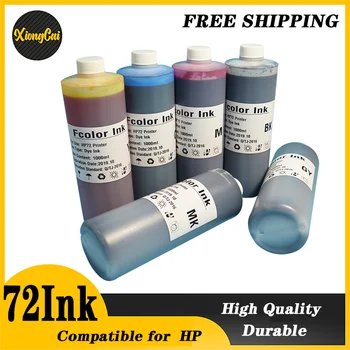 1Liter Wasser Dye-Tinte für HP72 für HP Designjet T610 T620 T770 T790 T795 T1100 T1120 T1200 T1300 T2300 Drucker