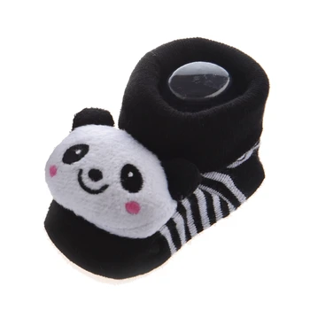 MACH Panda - Unwiderstehlich Niedlich Baby Junge Mädchen 3D Bootie Socken Anti / Nicht-Slip 0-12 Monate
