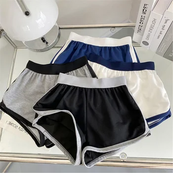 Sommer Shorts Frauen Casual Hohe Taille teenager Hosen-All-match Slim Patchwork Y2K-Kleidung Bequeme Atmungsaktive Dame Shorts