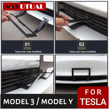 Neue Energie-Lizenz Für Tesla Model 3/Y Plate Frame Side Car Front Modifikation Zubehör Artefakt Teile American Standard