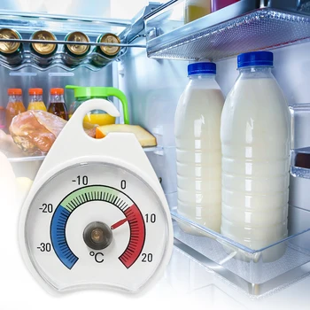 Küche Kühlschrank mit Gefrierfach Thermometer Kühlschrank Kälte Temperatur Gauge mit Haken Home Temp Stand Zifferblatt Typ -30 bis 20°C