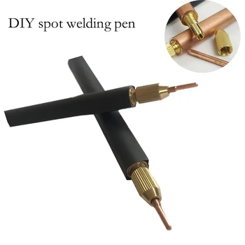 Batterie Spot Schweißen Stift Handheld Kupfer Gürtel, 3mm Kern DIY-Punkt-Touch-Pen-Thread Fest für Batterie Spot Schweißen Zubehör