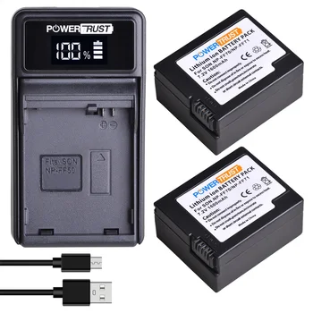PowerTrust Akku Pack für Sony NP-FF71, NP-FF70, NP-FF71S Ersatz INFOLITHIUM-F Serie Batterie