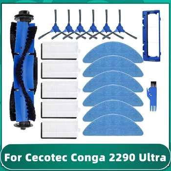 Für Cecotec Conga 2290 Ultra Roller Spin Edge Seite Pinsel Abdeckung Hepa-Filter Mopp Tücher Ersatz Ersatz Teil Zubehör