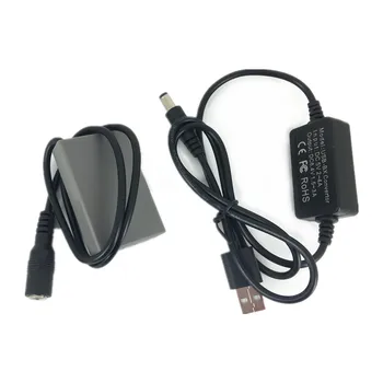 BLS-5 Dummy Batterie + USB-Adapter-Ladekabel für Olympus E-P1 E-P2 E-P3 E-PL1 Cam Power Bank als PS-BLS5 BLS5 BLS-50 BLS1