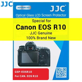 JJC EOS R10 Screen Protector für Canon R10-Kamera-Zubehör aus Gehärtetem Glas 2,5 D Runde Kanten LCD Screen Cover Anti-Scratch