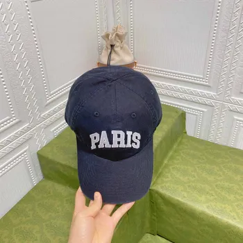 Beste Version 1:1 Luxus-Paris-Logo Stickerei Frauen Männer Casual Caps Hüte Männer Streetwear Baseball Caps