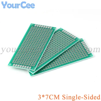 5PCS/Lot 3*7CM Einseitig Kupfer-Prototyp PCB DIY Universal Printed Circuit Board 3x7cm Breadboard Platte 30*70mm