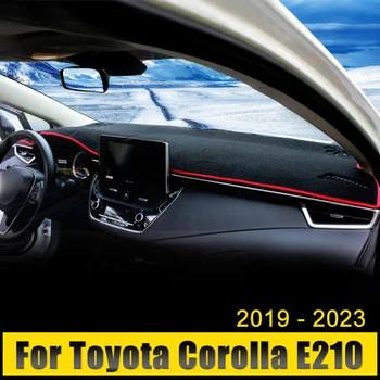 Für Toyota Corolla 2019 2020 2021 2022 2023 E210 Auto Dashboard Abdeckung Vermeiden Licht Matten Sonne Schatten Teppiche Anti-UV Fall Zubehör