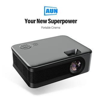 AUN MINI Projektor A30 mini projetor Unterstützung 4k Smart TV Tragbare Home Theater Cinema LED Beamer für 4k Film