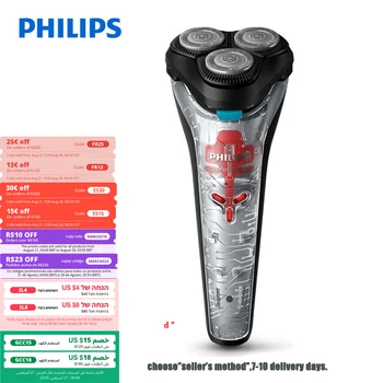 Philips S1118 Elektrische Rasierer 3-Kopf-Rasierer Series 1000 Nass/Trocken Verwenden Rasiermesser Rasieren Maschine Wasserdicht für Männer Haar Removel