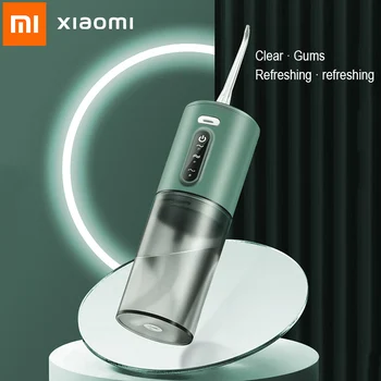 Xiaomi Oral Irrigator Tragbare IPX7 Wasserdichte Charg 3 Modi Zähne Reiniger Puls Dental Handheld Wasser Jet Flosser Oral Reiniger
