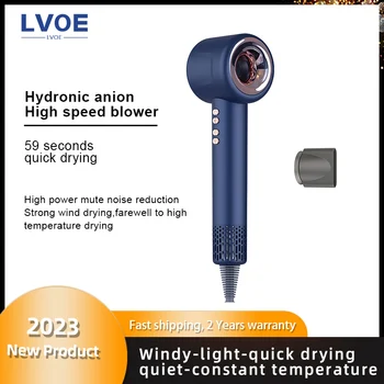 Professional hair dryer High Speed-1600W Leistungsstarke Home Low Noise Quick Negative Ionic Schlag Trockner Hotel Elektrischen Haartrockner-Salon