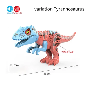 Creative Sound Jurassic Welt 2 Dinosaurier Figuren Stygimoloch Bausteine Bricks Kompatibel DIY-Spielzeug Für Kinder Weihnachten Geschenk