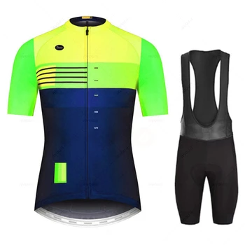 2023-Team Radfahren Jersey Sets Sommer Kurzarm Fahrrad Atmungsaktiv Männer MTB Fahrrad Kleidung Maillot Ropa Ciclismo Uniform Anzug