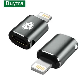 Schnelles Aufladen PD20W USB Typ-C Adapter Für iPhone 11 ipad USB-C Weibliche zu Blitz Männlichen Adapter Konverter Daten Sync Anschluss