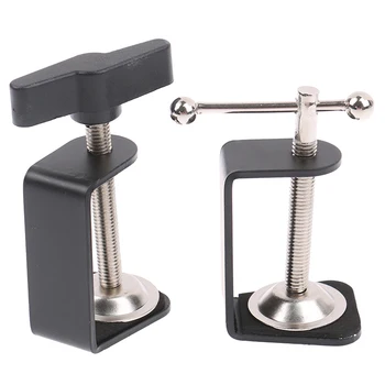 Universal-Mic-Halter C-Form-Tisch-Mount Halterung Für Armaturen, Metall-Schreibtisch-Klipp-Schlauch Mikrofon Stand Base