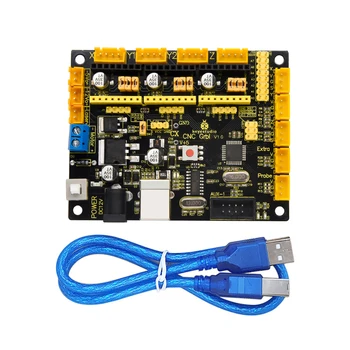 Keyestudio CNC GRBL V1.0 Board W/ USB-Kabel für CNC 3D Drucker /Laser Gravur/Schreiben Roboter.