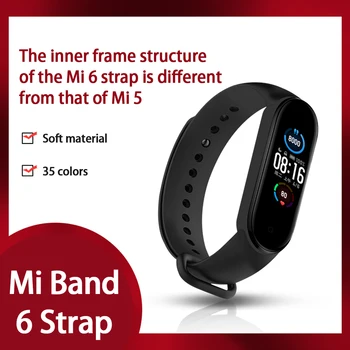Stabile Tpu Handgelenk Riemen Für Mi Band 6 Komfortable Multi-Farbe Armband Für Xiaomi Mi Band 6 Office-Zubehör-Armband