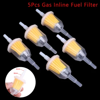 5pc Inline Gas/Kraftstoff Filter 6 mm-8mm 1/4