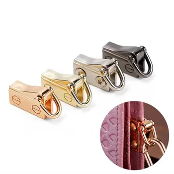 1 paar Metall Tasche Seite Anker, Keil-Bag Seite Rand Schnalle Anker-Link Hanger Clamps Hardware D Ringe Für Tasche Handtasche Strap
