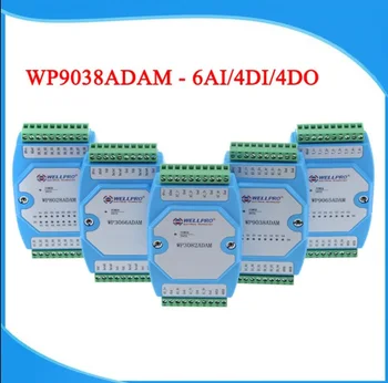 6AI 4DI 4DO 0-20MA 4-20MA Eingang Digital Eingang und Ausgang Modul RS485 MODBUS-RTU-Kommunikation WP9038ADAM WELLPRO