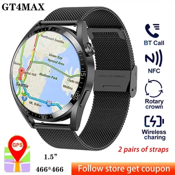 Anwendbar zu Huawei GPS-Uhr GT4MAX Männer smart Uhr 1,5 Zoll full screen touch Bluetooth Aufruf NFC access control 2023 new