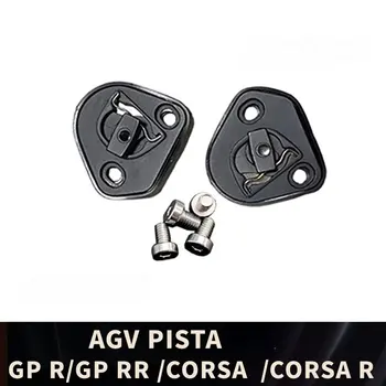 Zubehör Platte Links Rechts mit Schrauben Visier Schild Getriebe Basis Objektiv-Tool Motorrad Helm für Pista GP RR Corsa R GPR