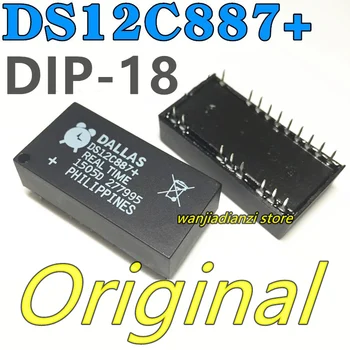 NEUE Original DS12C887+ DS12C887 Clock Schaltung/clock/timer DIP-18 Importieren Sie die Uhr chip, real time clock-chips DIP18