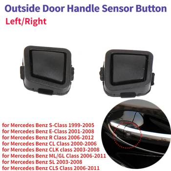 Rechts/Links Keyless Entry Tür Griff Taste Abdeckung Tür Griff Taste Ersatz 2207600570 für Mercedes Benz E-Klasse 2001-2008