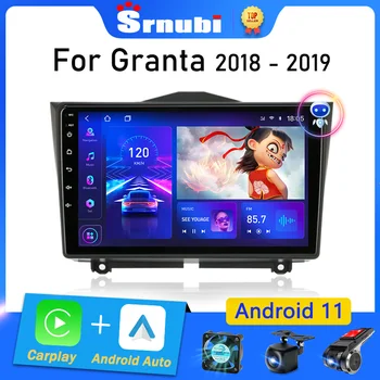 Srnubi 2 Din Android 11 Auto Radio Für LADA BA3 Granta Kreuz 2018 2019 GPS Navigation Carplay Multimedia Video Player Stereo DVD
