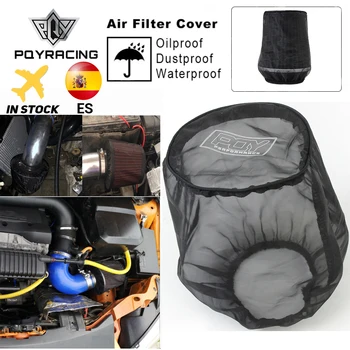 Universal car Air Filter Schutzhülle Wasserdicht Öldicht Staubdicht für Zylindrische High Flow Air Intake Filter Schwarz AIB01