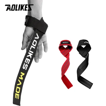 AOLIKES 1 Paar Gewichtheben Armband Sport Professionelle Ausbildung Hand Bands Handgelenk Unterstützung Straps Wraps Guards Für Gym Fitness