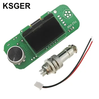 KSGER STM32 OLED V2.01 Temperatur Controller Für DIY Löten Station Kits T12 Eisen Tipps Elektrischen Werkzeuge Auto-Sleep-Schnelle Wärme