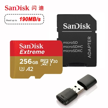 SanDisk Extreme Micro SD Card 64GB Micro SD 128 GB 32 GB Flash Speicher Karte SD 256GB U3 4K V30-400GB Microsd 512 GB 1 TB, TF-Karten