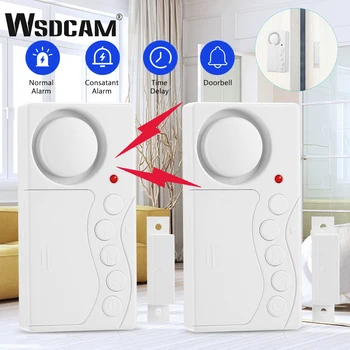 Wsdcam 4 in1 Gefrierschrank Tür Alarm Fenster Sicherheit Alarm 108 dB Lauten Alarm Tür Öffnung Sensor Einstellbare Verzögerung Alarm Kühlschrank