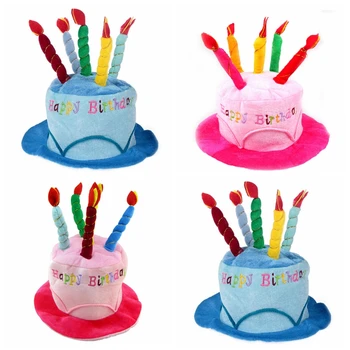 Geburtstag Kuchen Hut Geburtstag Kerze Hut Erwachsene Glücklich Geburtstag Party Decor Kinder Hut Geburtstag Geschenk Decor