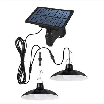Solar Anhänger Licht Motion Sensor Led Solar Powered Lampe Weiß/Warmes Licht mit Fernbedienung Kronleuchter Camping-Outdoor-Garten