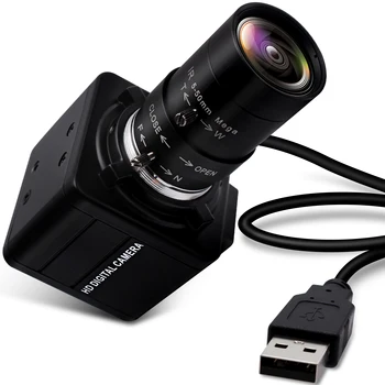 Global Shutter-Kamera mit Hoher Geschwindigkeit 90 Bilder pro Sekunde 1080P, 1200P Aptina AR0234 Farbe Sensor Video USB-Webcam mit Zoom Vario CS Objektiv