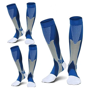 Brothock 3 Paar Medizinische Sport Kompression Socken Männer 20-30 mmhg Ausführen Flug-Krankenschwester-Socken für Ödem Diabetische Krampfadern
