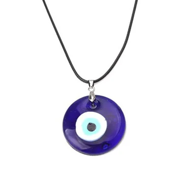 Vintage türkischen Evil Eye Anhänger Choker Halskette Glück Blau Bösen Augen Schlüsselbein Kette Halskette Partei Schmuck für Frauen Mädchen Geschenk