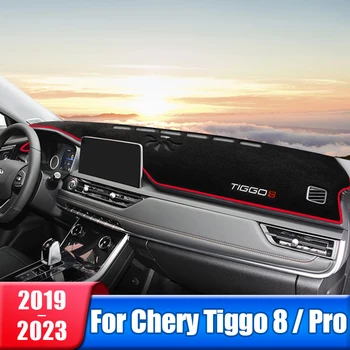 Auto-Dashboard Sonne Schatten Pad Instrument Schreibtisch Matte Abdeckung Für Chery Tiggo 8 Pro 2019 2020 2021 2022 2023 Tiggo8 Pro Zubehör