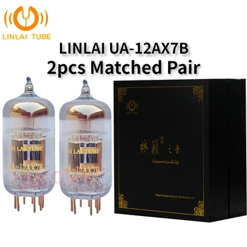 LINLAI UA 12AX7B 12AX7 ECC83 12AU7 ECC82 Vakuum Rohr HIFI Audio Ventil Rohr Verstärker Kit DIY Fabrik Test Abgestimmt und Quad