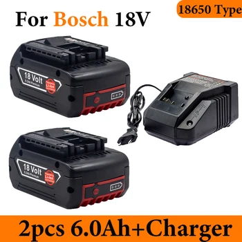 18V6.0Ah Li-Ion-Akku Für Bosch 18V Power Tool Backup 6000mah Tragbare Ersatz für BOSCH 18V Batterie BAT609